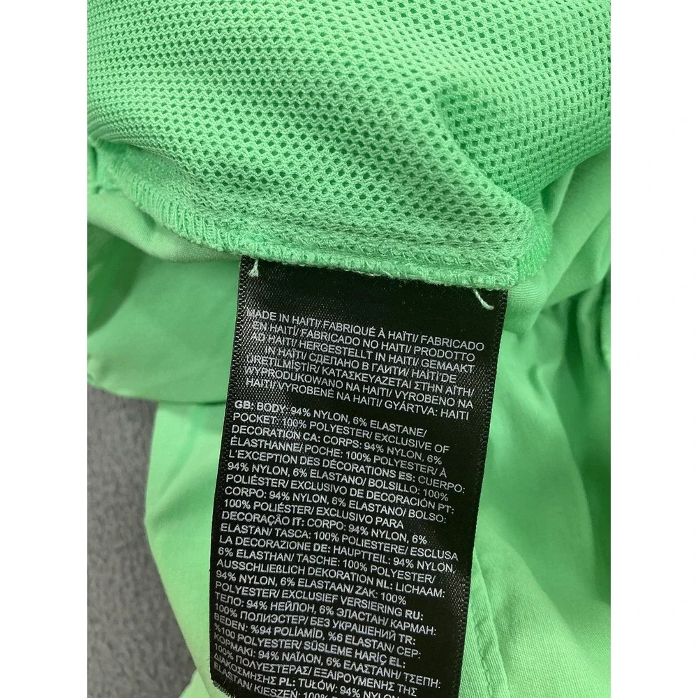 The North Face‎ Swim Trunks Mens 2XL Green Elastic Waist Mesh Lined Quick Dry